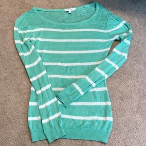 Striped light sweater